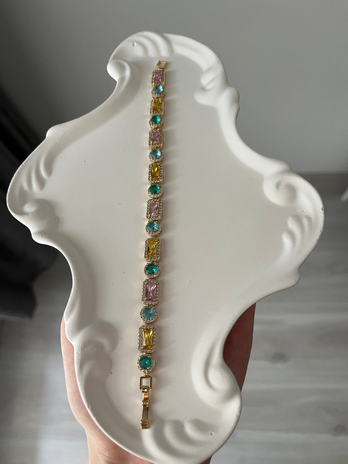 Baget Taşlı Vıp Bileklik