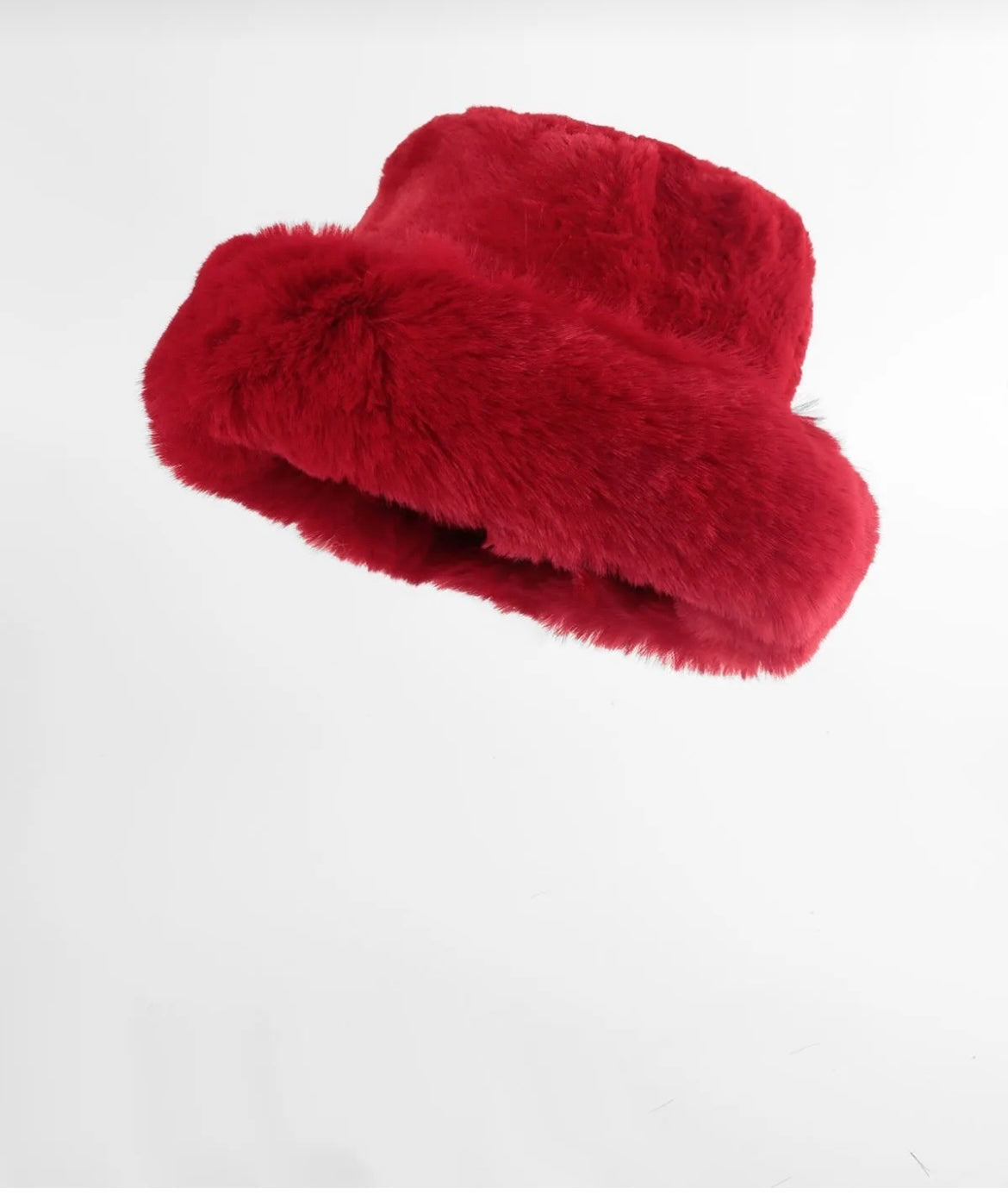 Kırmızı Peluş Şapka