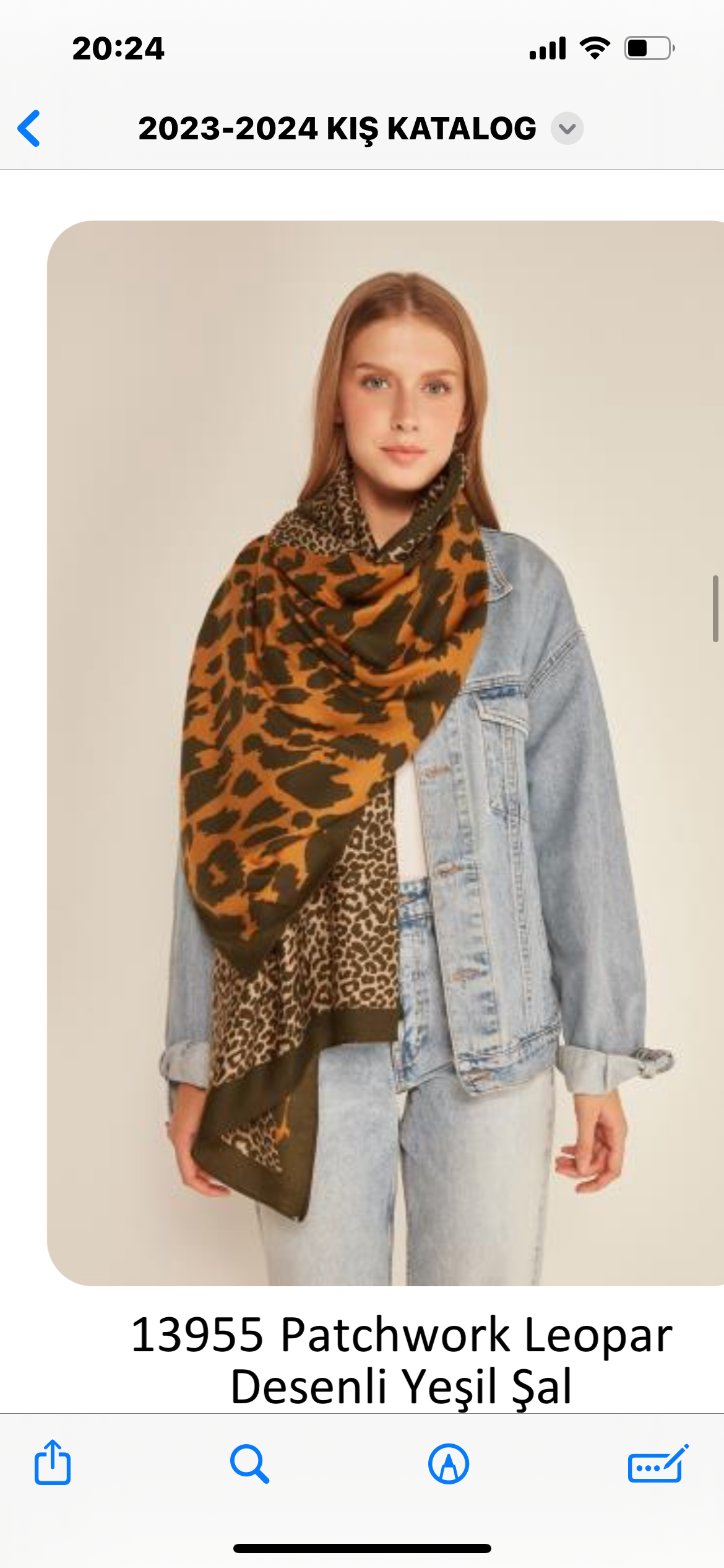 Leopar Premıum Şal