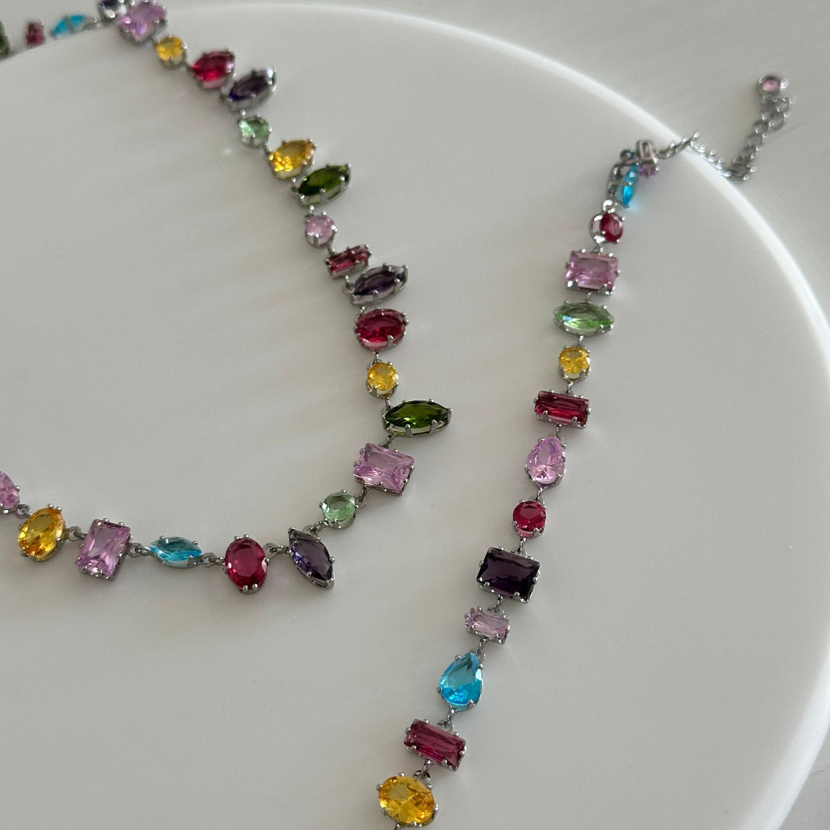 Swarovskı Kolye Bileklik Set