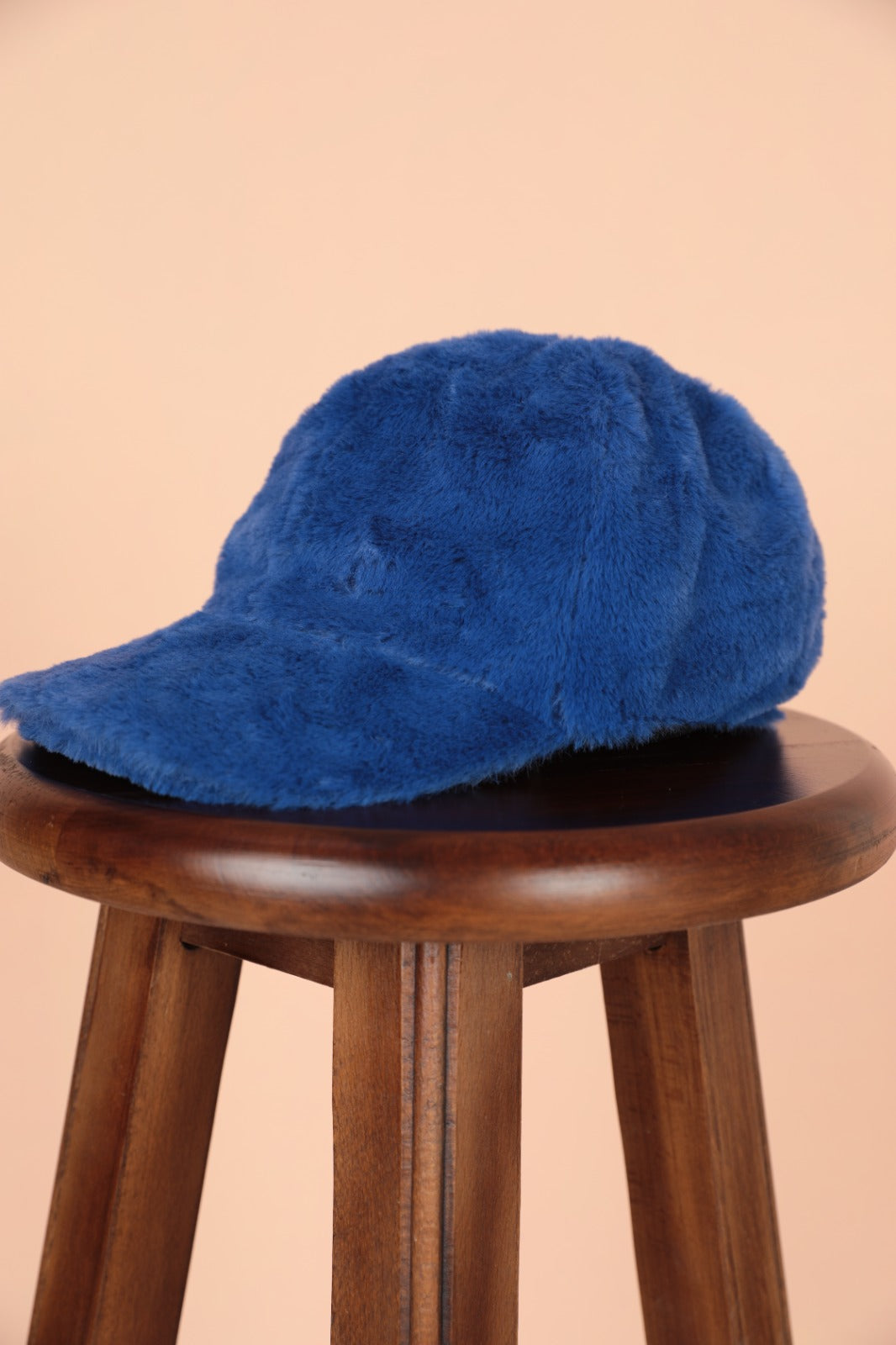 Mavi Peluş Cap
