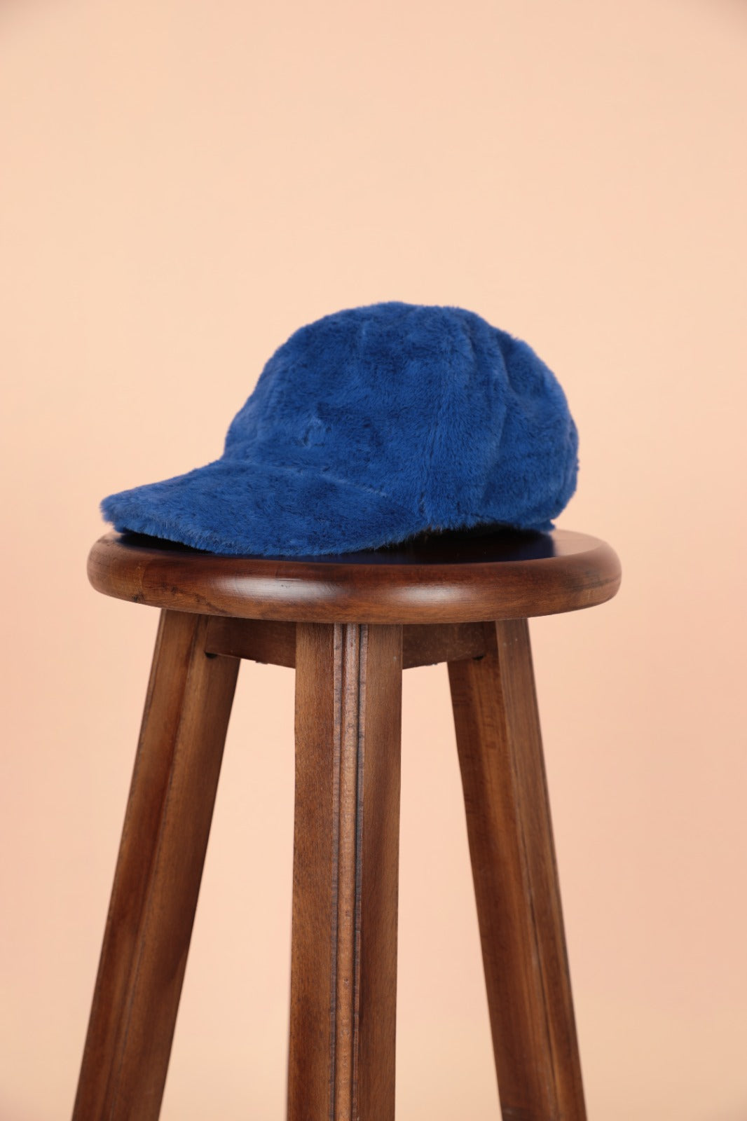 Mavi Peluş Cap