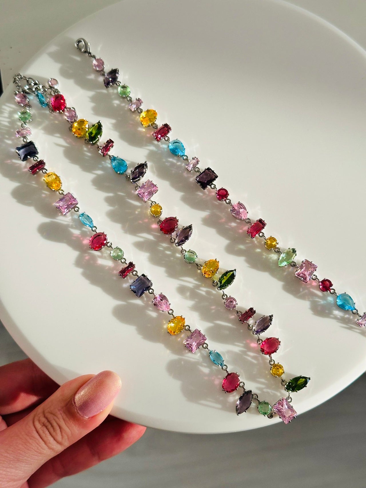 Swarovskı Kolye Bileklik Set
