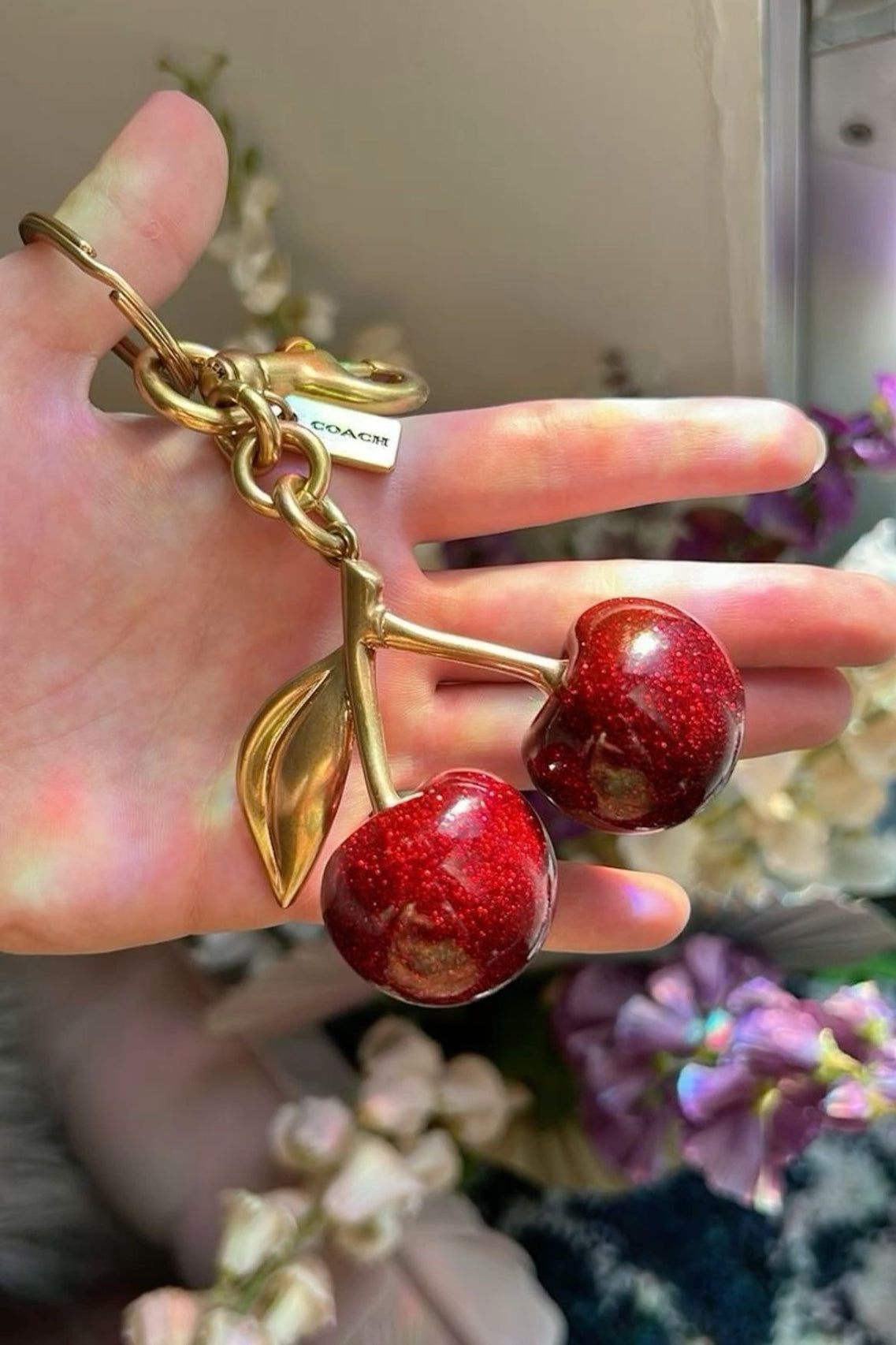 Cherry Bag Charm