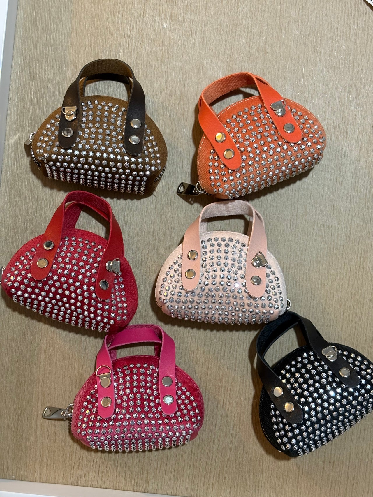 Mini Taşlı Çanta (renk tercihi yapınız )