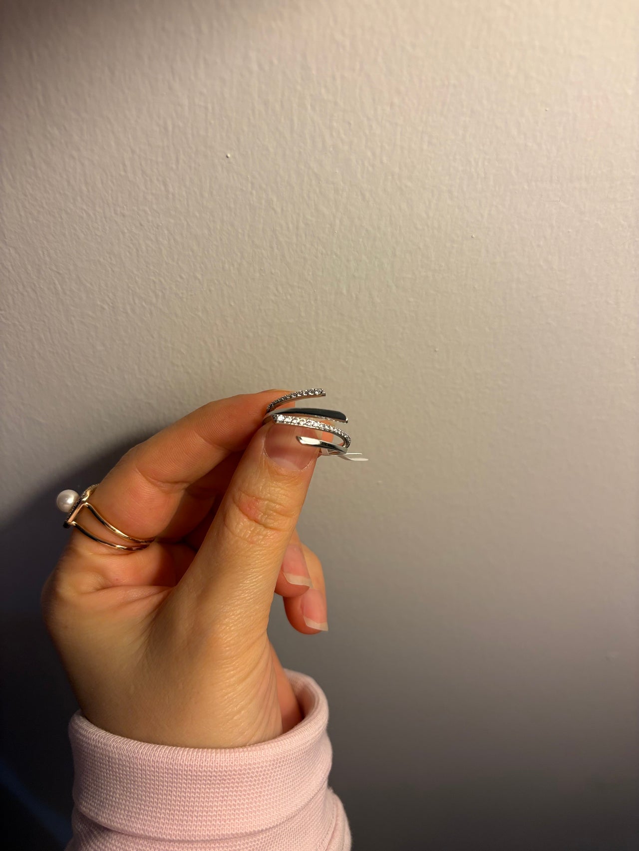 Özel seri Silver yüzük (ayarlanabilir)