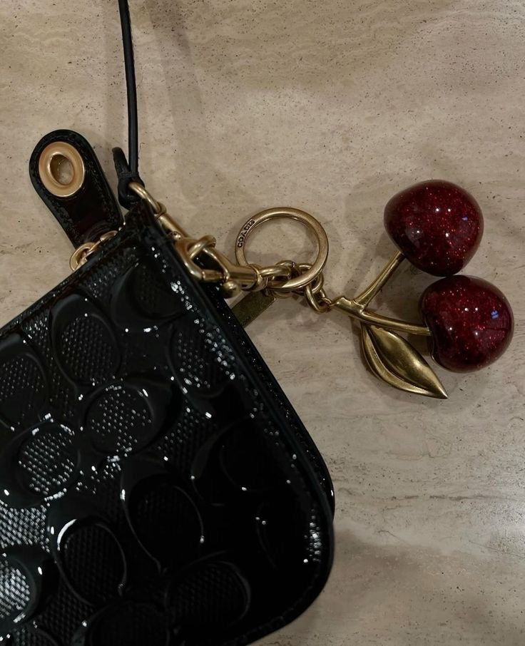 Cherry Bag Charm