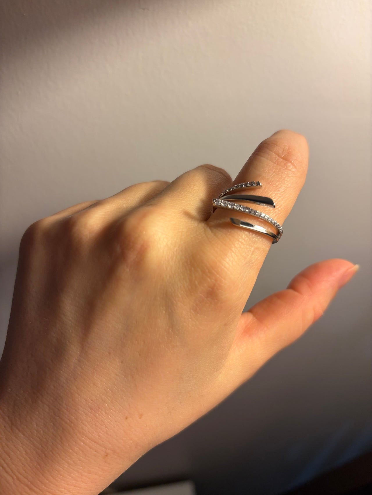 Özel seri Silver yüzük (ayarlanabilir)