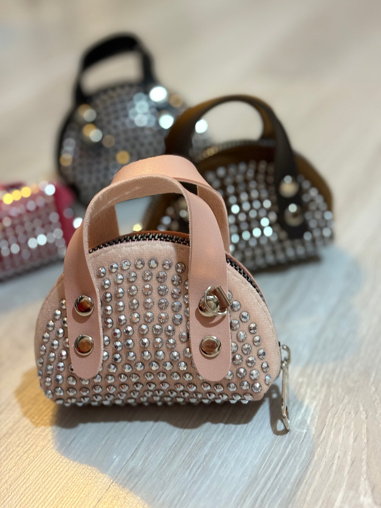 Mini Taşlı Çanta (renk tercihi yapınız )