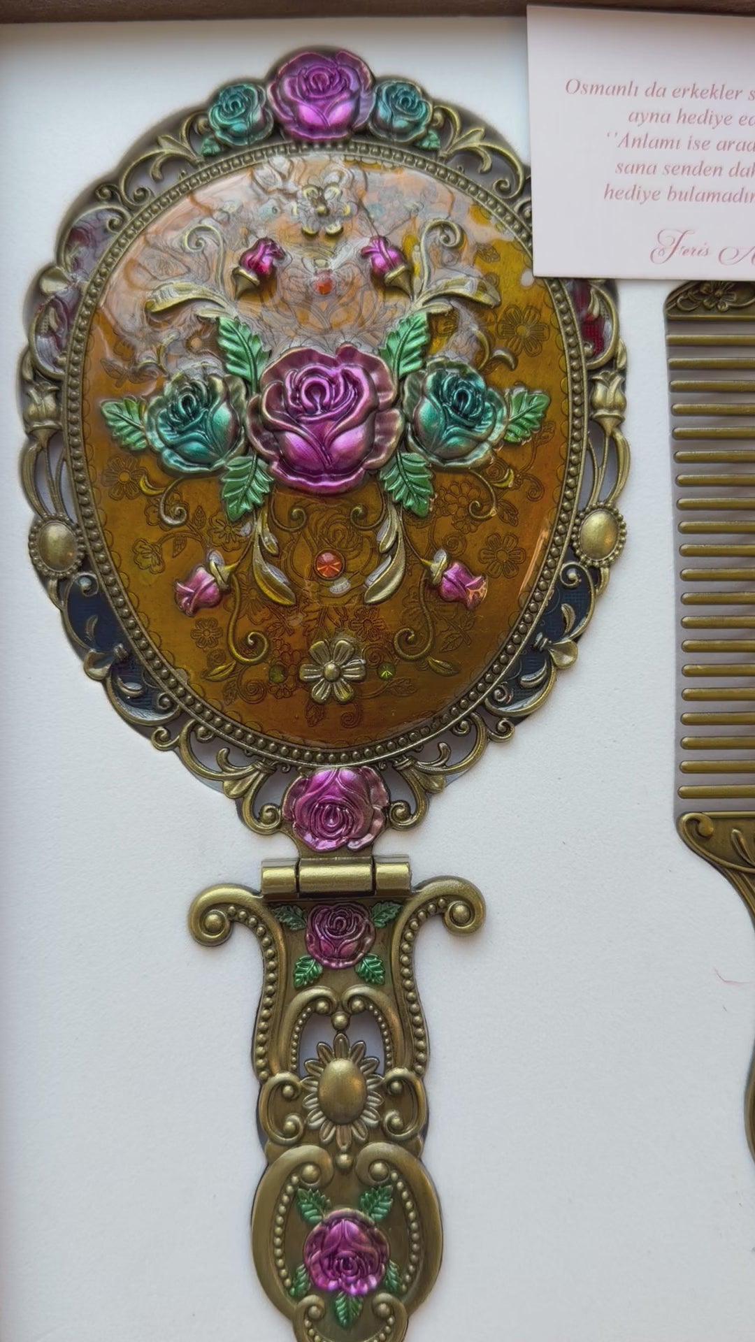 Büyük Boy Bakır Ayna