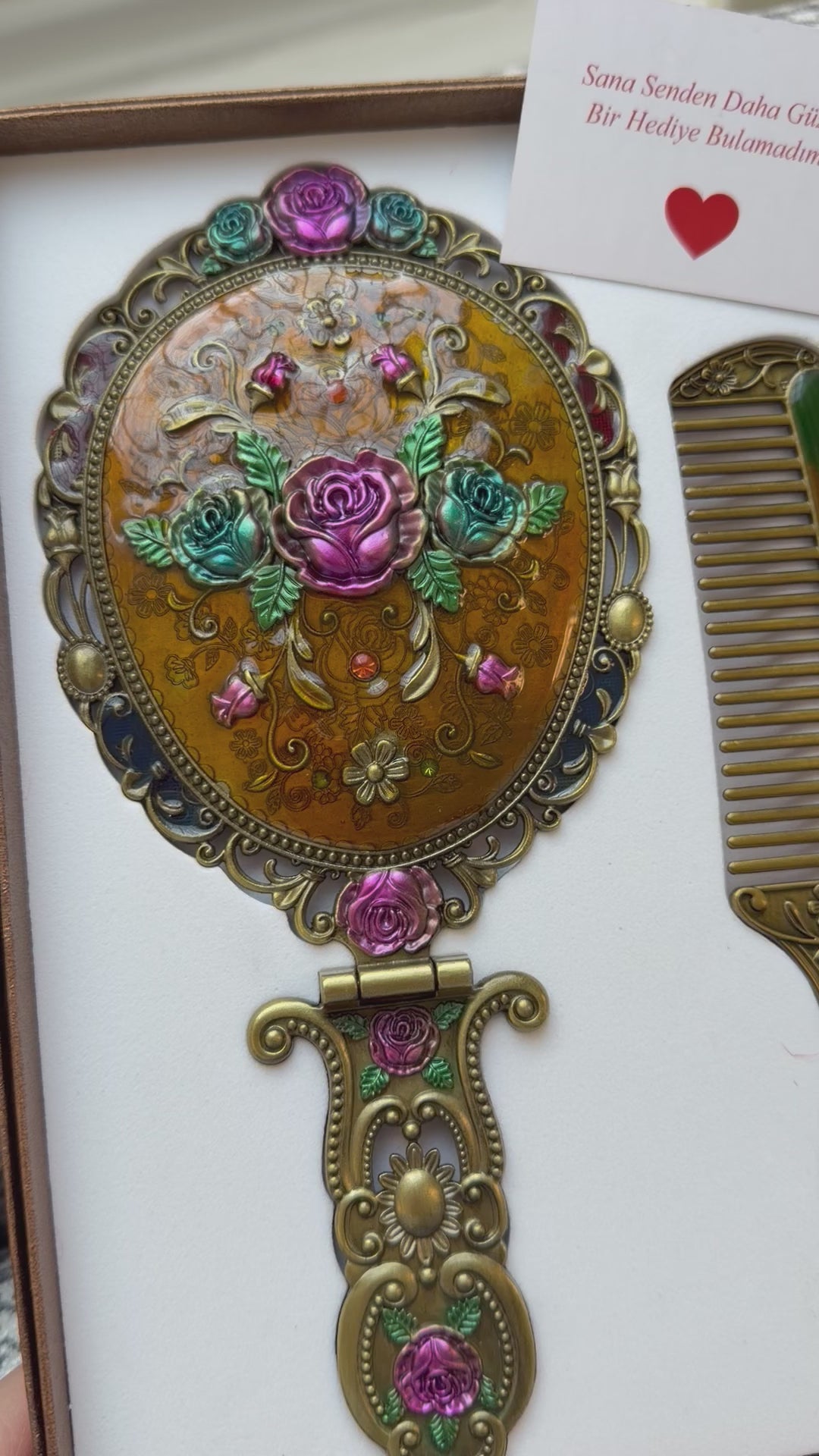 Büyük Boy Bakır Ayna